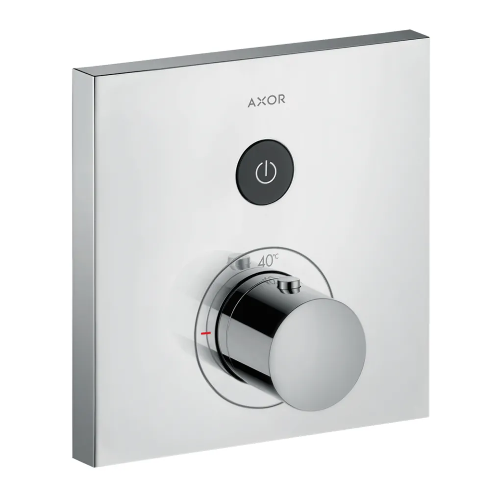Термостат для душа Axor Shower Select square на 1 режим, хром- Фото 1