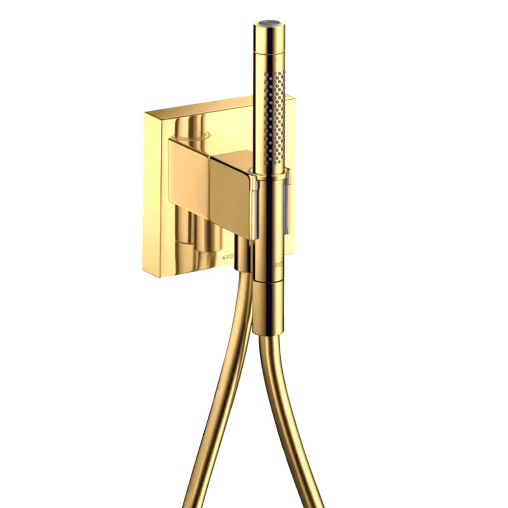 Ручний душ Axor Starck Organic з тримачем та шлангом, gold optic (12626990)- Фото 1