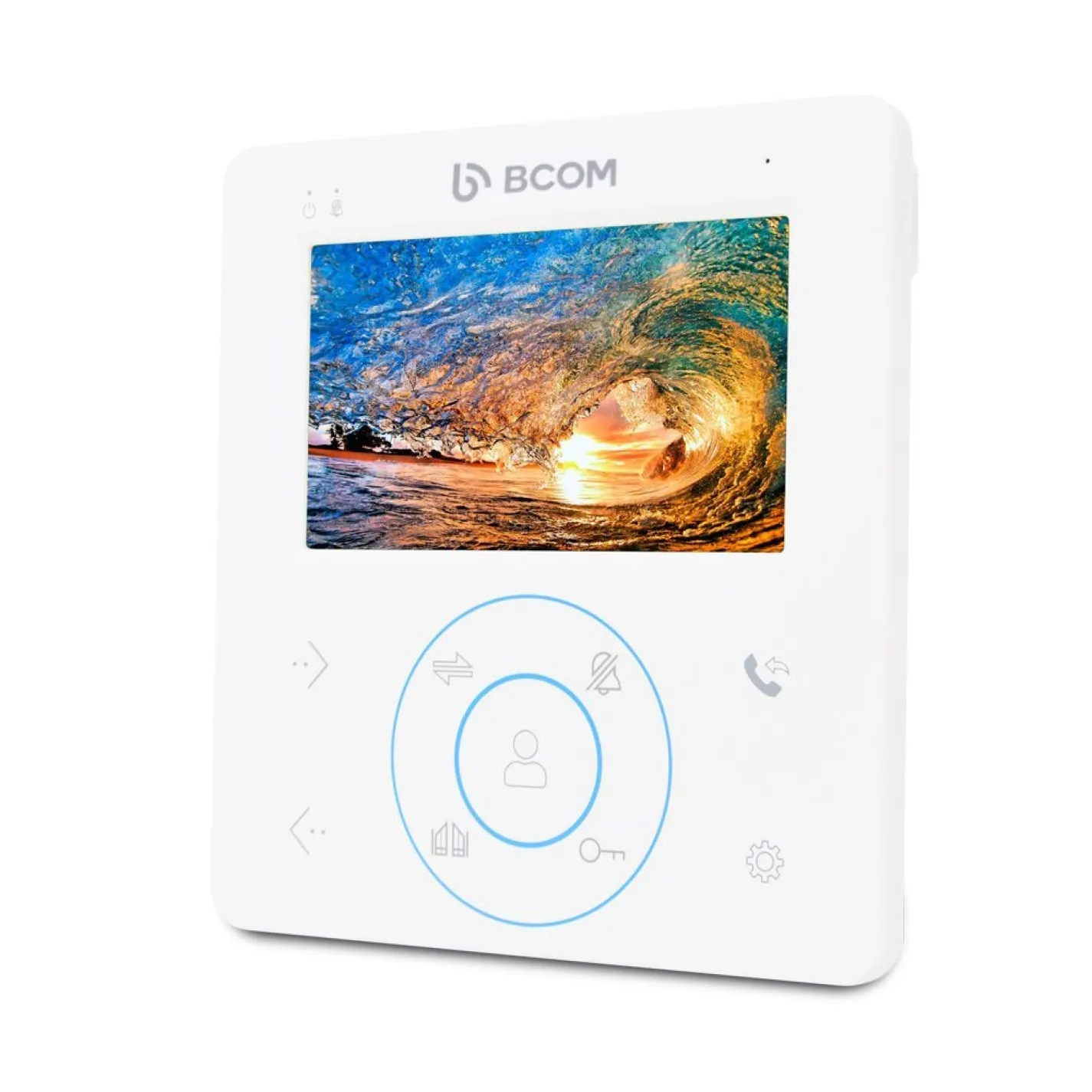 Комплект відеодомофону BCOM BD-480M White Kit білий (36226) - Фото 2