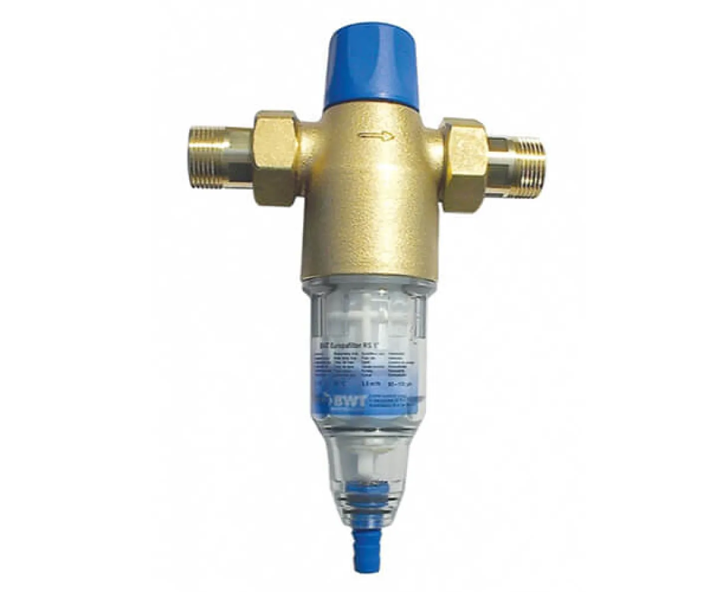 Фільтр з ручною зворотним промиванням для холодної води BWT EUROPAFILTER RS (RF) 1 1/2" (10236) - Фото 1