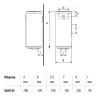 Бойлер электрический Bandini Braun Slim 45 (SE0045C2VR152)- Фото 2