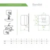 Электрический водонагреватель Bandini Water Heaters Q 15(O) (000004561)- Фото 4