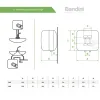 Электрический водонагреватель Bandini Water Heaters Q 15(U) (000004562)- Фото 4
