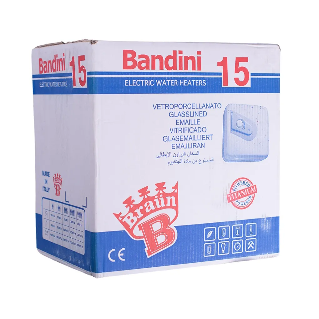 Электрический водонагреватель Bandini Water Heaters Q 15(O) (000004561)- Фото 3