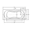 Ванна акриловая Besco Aria Plus 170х70 (соло), без ручек и ног (#WAA-170-PA)- Фото 3