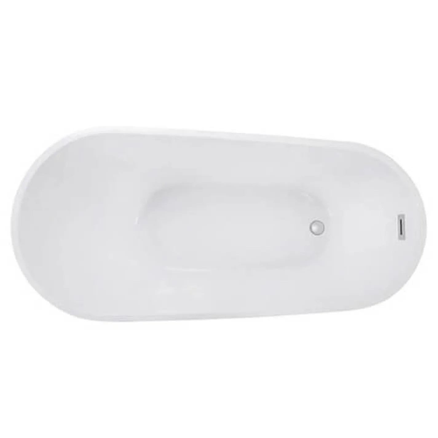 Ванна акрилова Besco Melody ретро 170x80 із сифоном - Фото 1