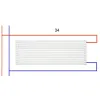 Трубчатый радиатор Betatherm Quantum BQH1 405x1200 (BQH 1120/10 9016M 34)- Фото 2