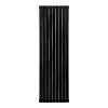 Трубчастый радиатор Betatherm Blende 2 черный 1600x394 RAL 9005M- Фото 1