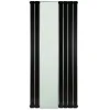 Трубчастый радиатор Betatherm Mirror 1800x750 вертикальный RAL9005М (с зеркалом)- Фото 1