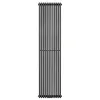 Трубчастый радиатор Betatherm Praktikum 1 2000x501 черный RAL9005M- Фото 1