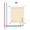 Трубчастый радиатор Betatherm Praktikum 2050 500x995 горизонтальный RAL9016М- Фото 4