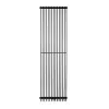 Вертикальный дизайнерский радиатор Betatherm Metrum 1 1800x465 черный матовый (BM6 1180-30/15 9005М 99)- Фото 2