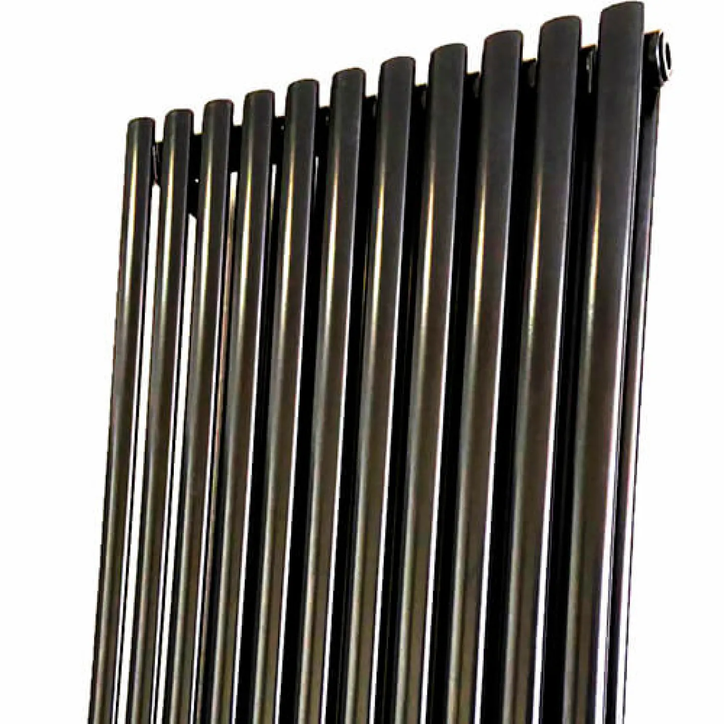 Трубчастий радіатор Betatherm Elipse 1 1800x445 чорний RAL9005M - Фото 1