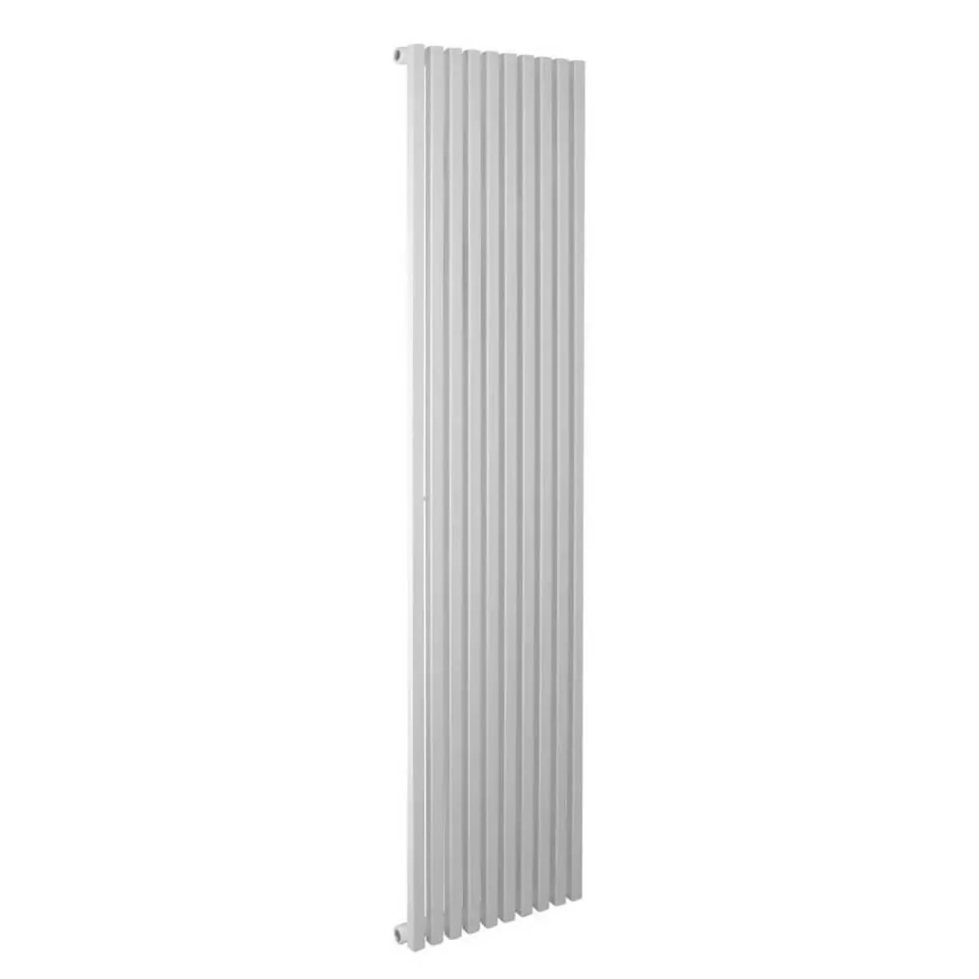 Вертикальный дизайнерский радиатор Betatherm Quantum 1800x405 белый матовый - Фото 1
