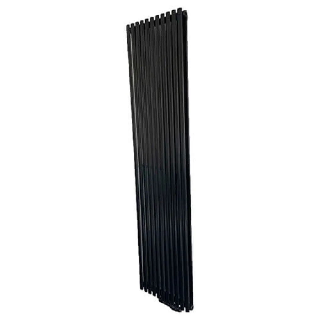 Трубчастий радіатор Betatherm Elipse 1 1800x445 чорний RAL9005M- Фото 1
