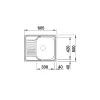 Кухонна мийка Blanco Tipo 45 S Mini сталь (516524)- Фото 3
