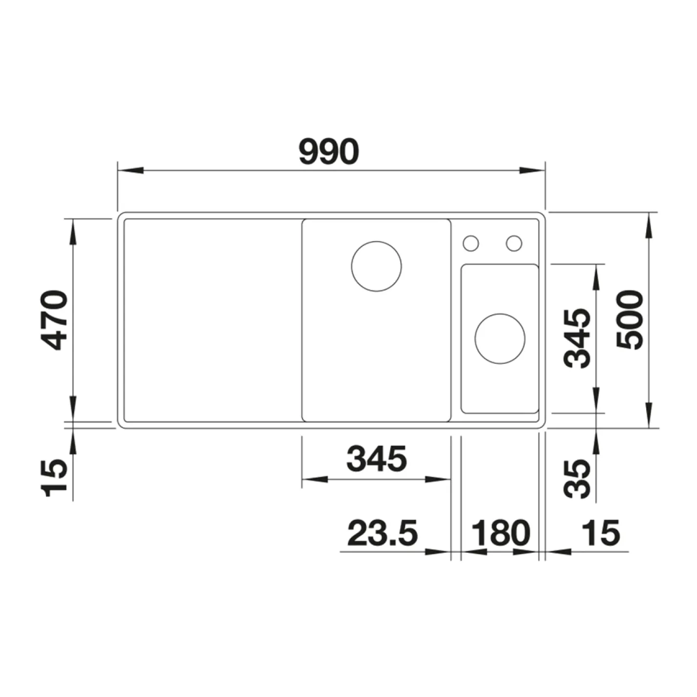 Кухонная мойка Blanco Axia III 6 S-F белый (524672) - Фото 3