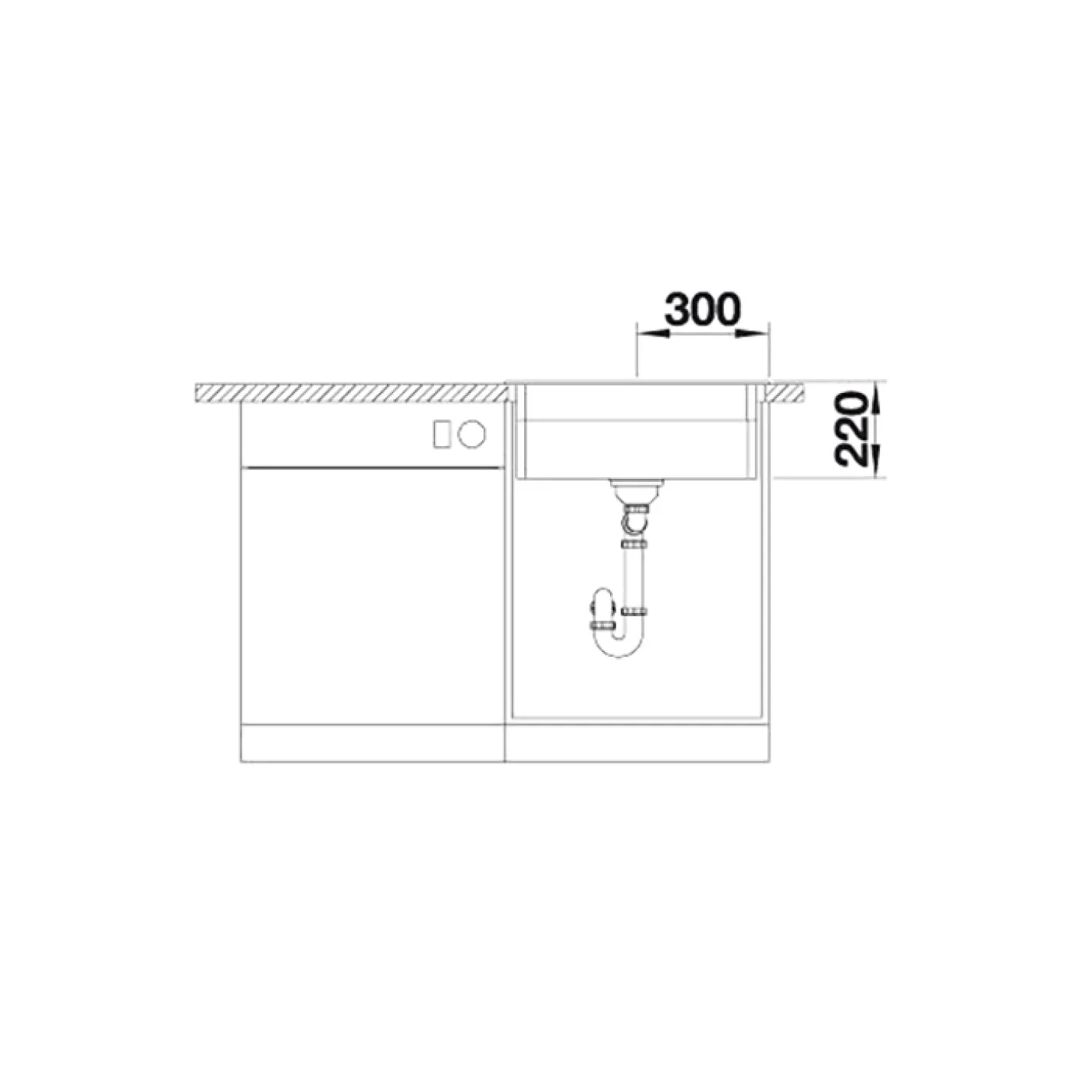 Кухонная мойка Blanco Etagon 6 600х510, нежный белый (527076) - Фото 2