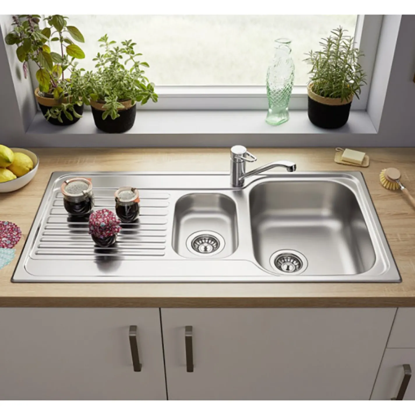 Кухонна мийка Blanco Tipo II 6 S сталь (526620) - Фото 2