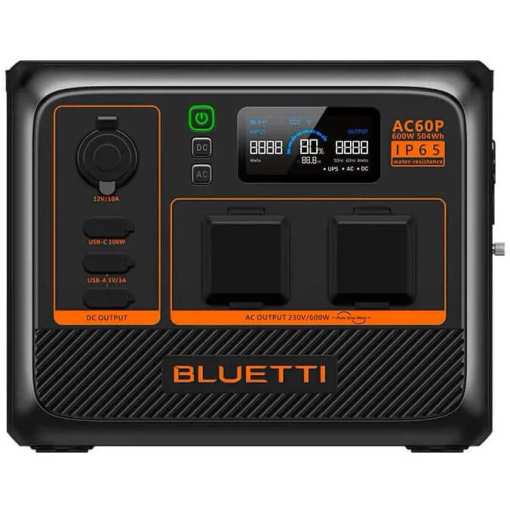 Портативная зарядная станция Bluetti AC60P- Фото 1