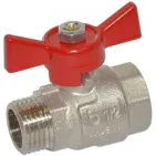 Кран шаровый Bonomi TAMIGI 1/2 ВН PN40 ручка-бабочка