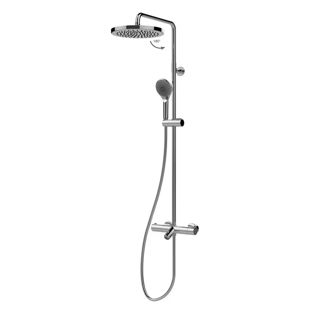 Душова система Bossini Elios Shower з термостатом хром (L10402001030008)- Фото 1