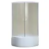 Душевая кабина Bravo WARTA H90W, белый профиль, с поддоном- Фото 1