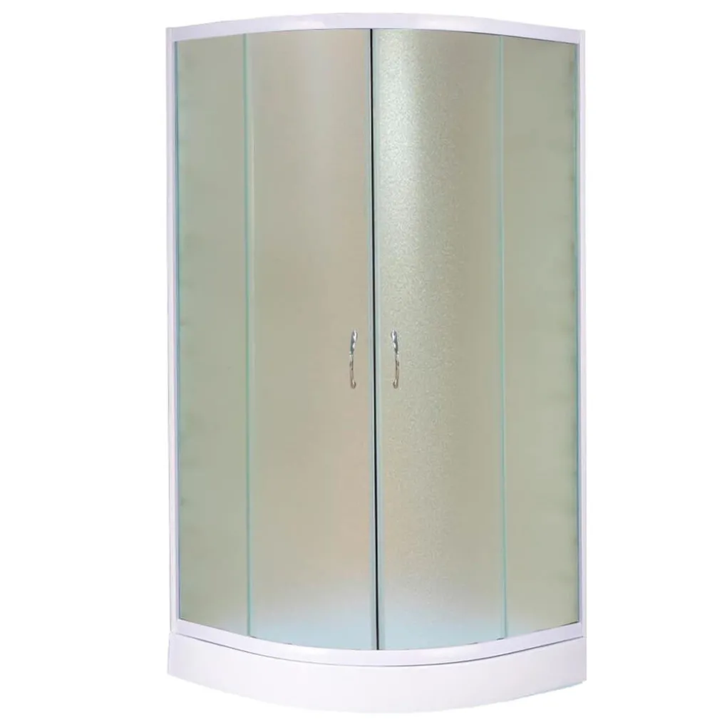 Душевая кабина Bravo Wisla L90W, белый профиль, с поддоном- Фото 1