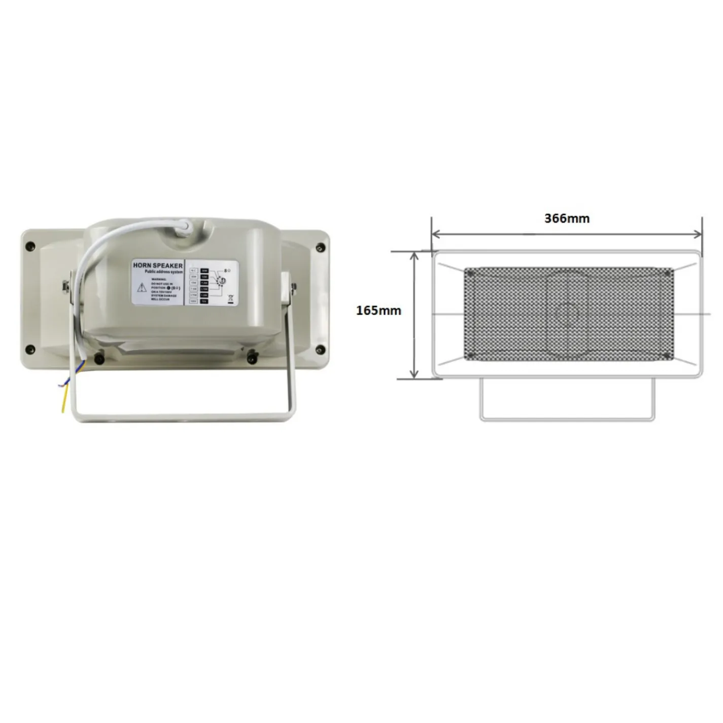 Вуличний рупорний гучномовець CMX MHS-30EN (19-00010) - Фото 3