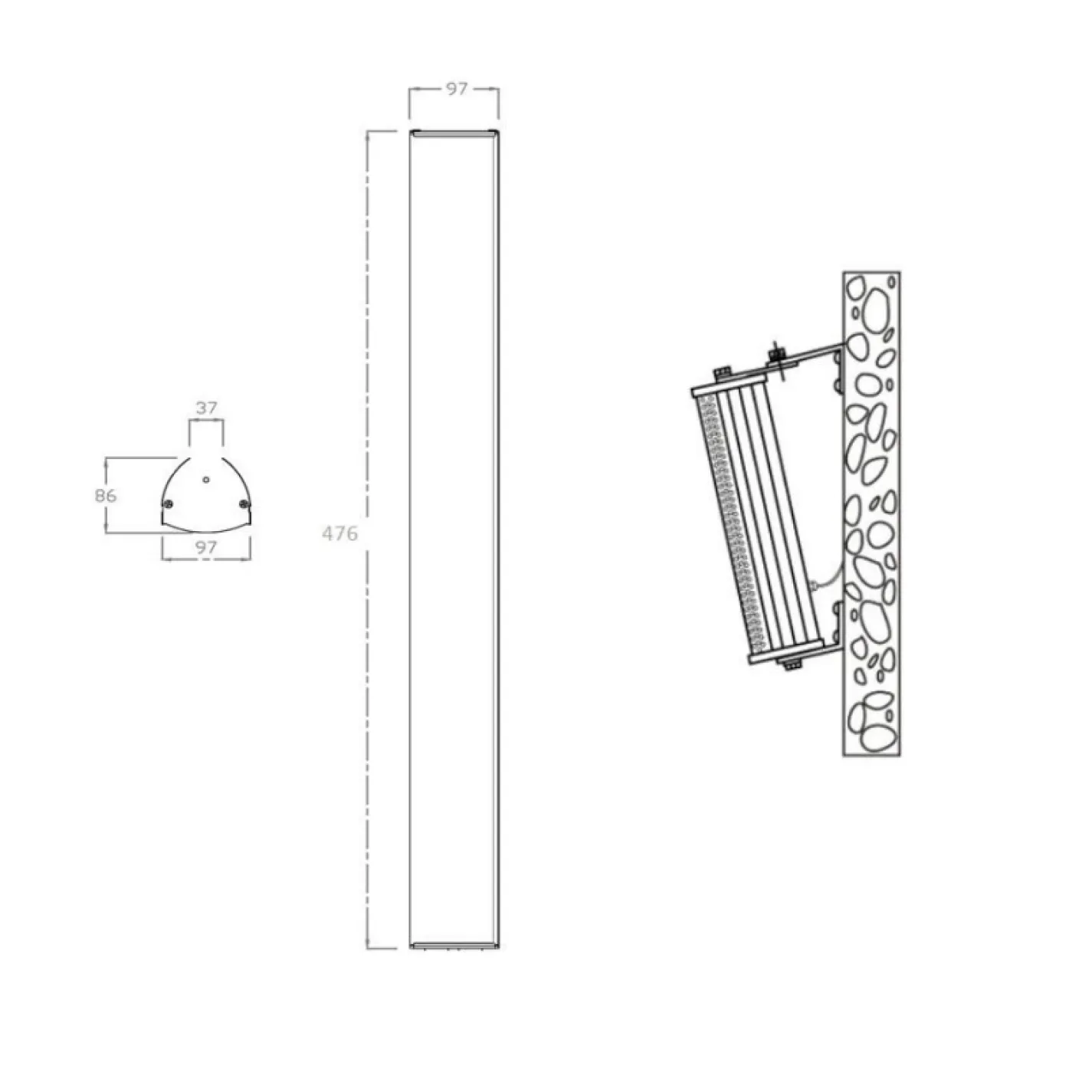 Вуличний гучномовець CMX CLSK-40CAEN (19-00002) - Фото 3
