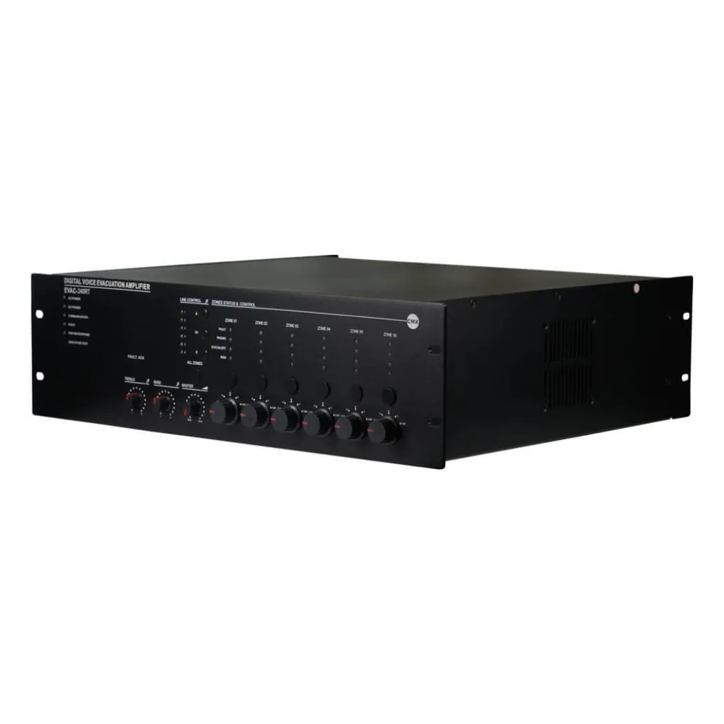 Розширювач зон CMX EVAC-240RT 6 зон 19"- Фото 2