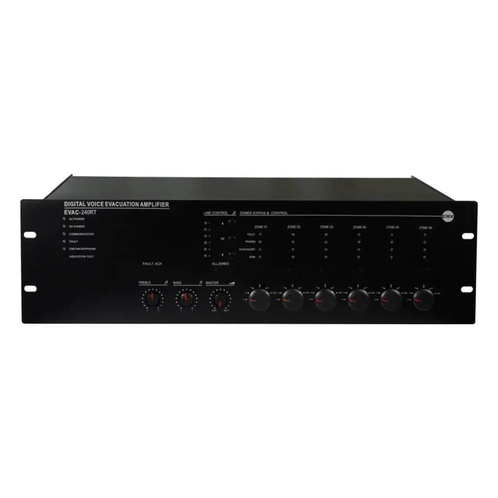 Розширювач зон CMX EVAC-240RT 6 зон 19"- Фото 1