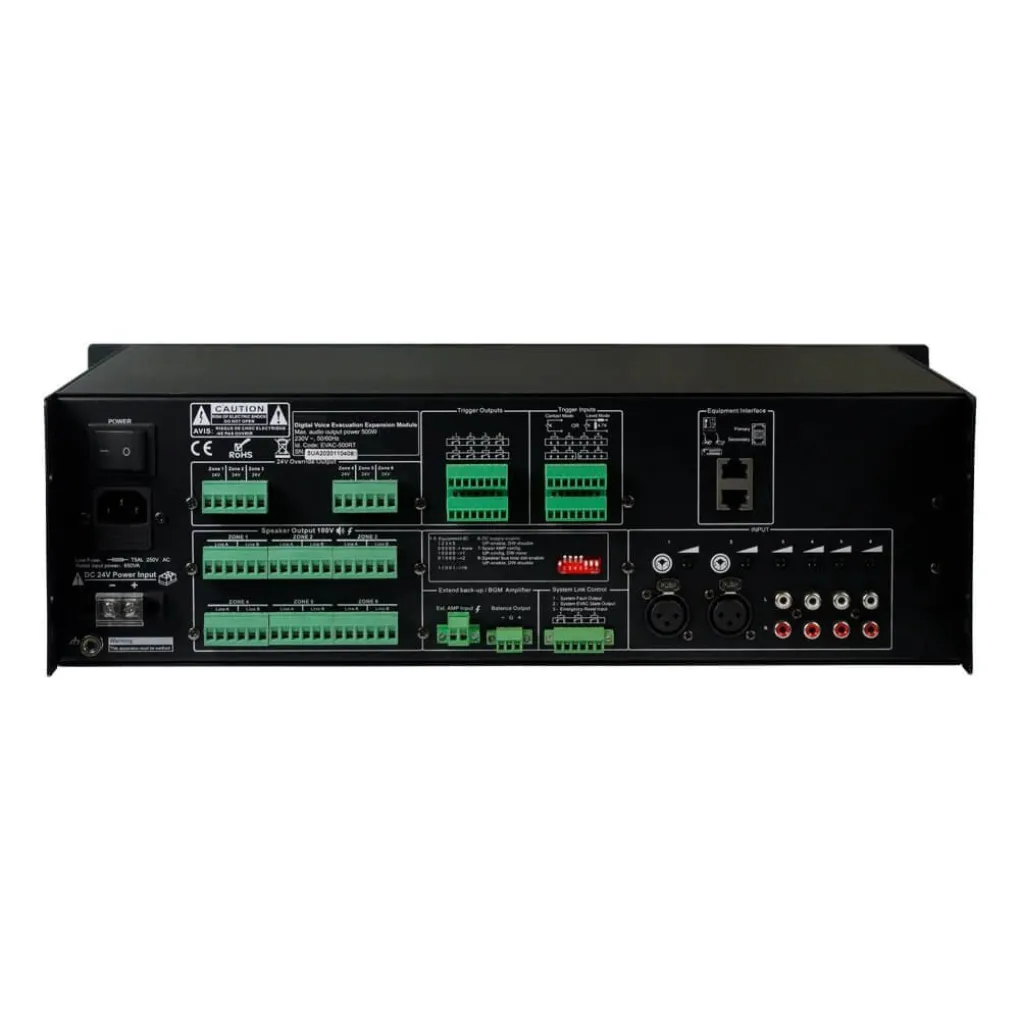 Расширитель зон CMX EVAC-500RT 6 зон 19"- Фото 3