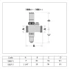 Клапан для защиты от замерзания Caleffi iStop 1 1/4" с датчиком поворота (108711)- Фото 2