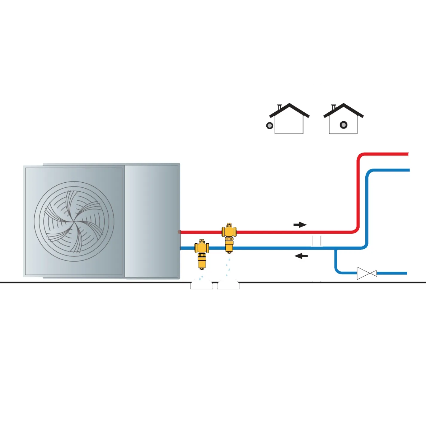 Клапан для захисту від замерзання Caleffi iStop 1" з датчиком повороту (108611) - Фото 3