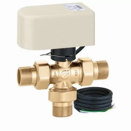 Кран зоновий кульовий 3-ходовий з приводом Caleffi 1/2" (644342)