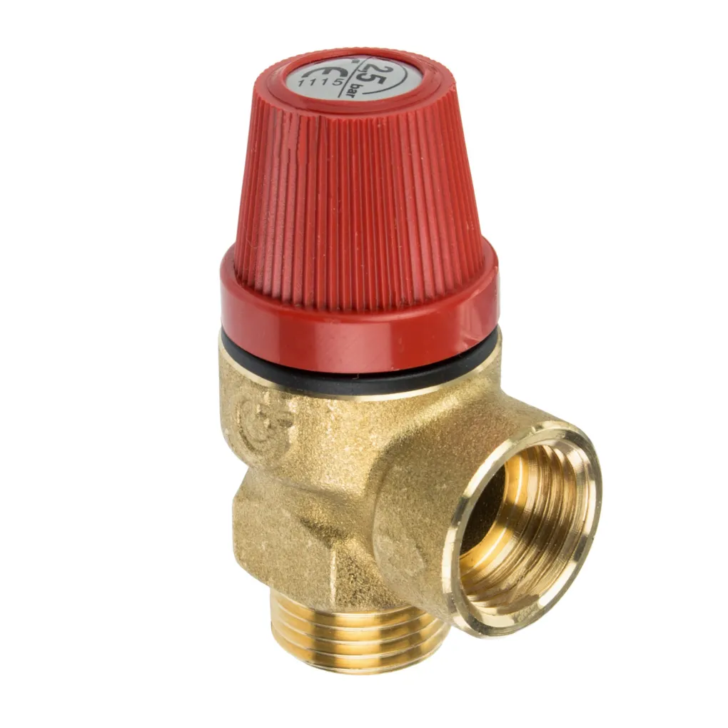 Мембранный клапан Caleffi 1/2x1/2 2.5 bar ВН (312425)- Фото 1
