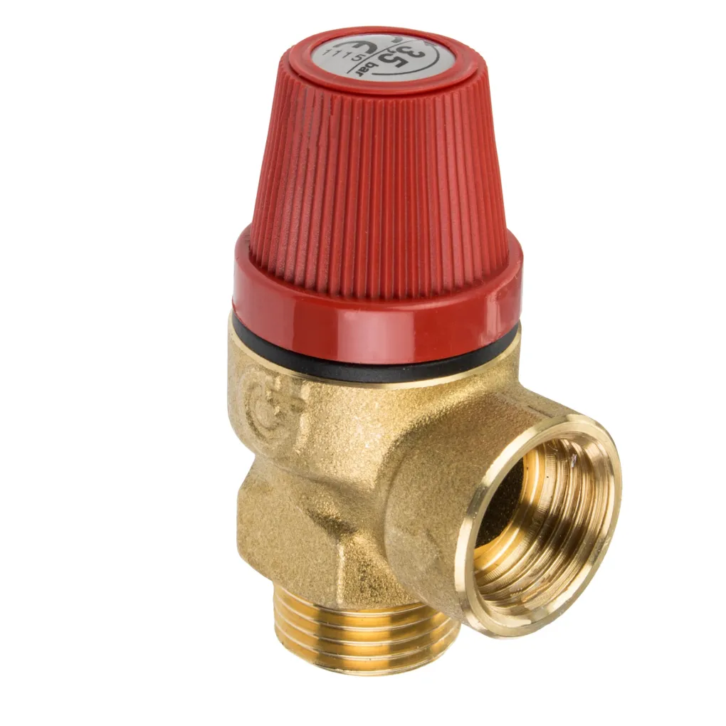 Мембранный клапан Caleffi 1/2x1/2 3.5 bar ВН (312435)- Фото 1