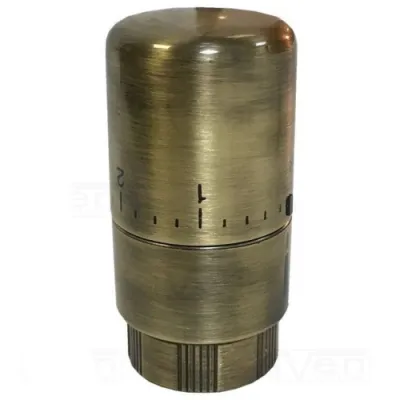 Термостатическая головка (жидкостный сенсор) Carlo Poletti Srl M30x1,5 Brush Bronze (A40900M)