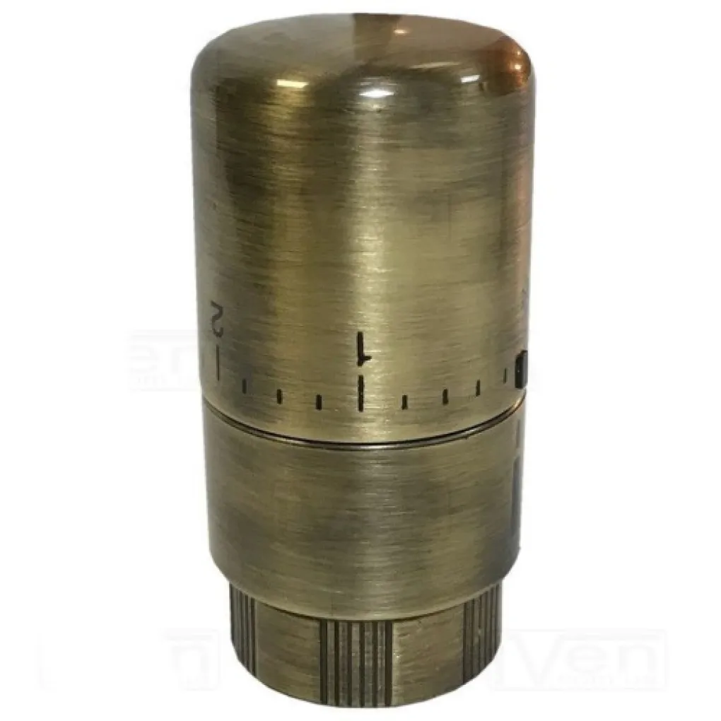 Термостатическая головка (жидкостный сенсор) Carlo Poletti Srl M30x1,5 Brush Bronze (A40900M)- Фото 1