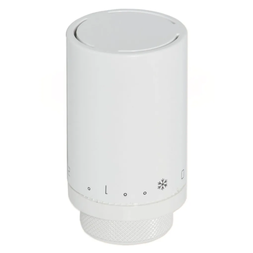 Термостатична головка Carlo Poletti Termodesign L (запобіжник) M30x1.5 біла (A49500EF)- Фото 1