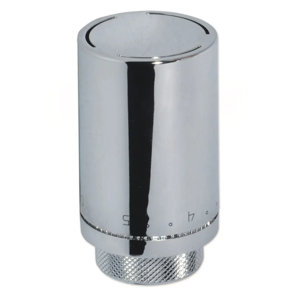 Термостатична головка Carlo Poletti Termodesign L (запобіжник) M30x1.5 хром (A49500B)- Фото 2