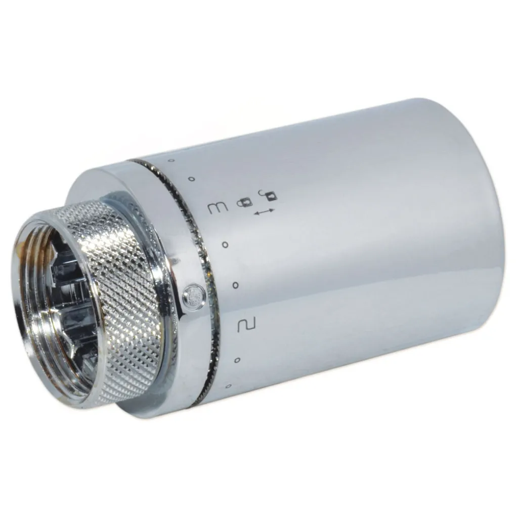 Термостатична головка Carlo Poletti Termodesign L (запобіжник) M30x1.5 хром (A49500B)- Фото 3