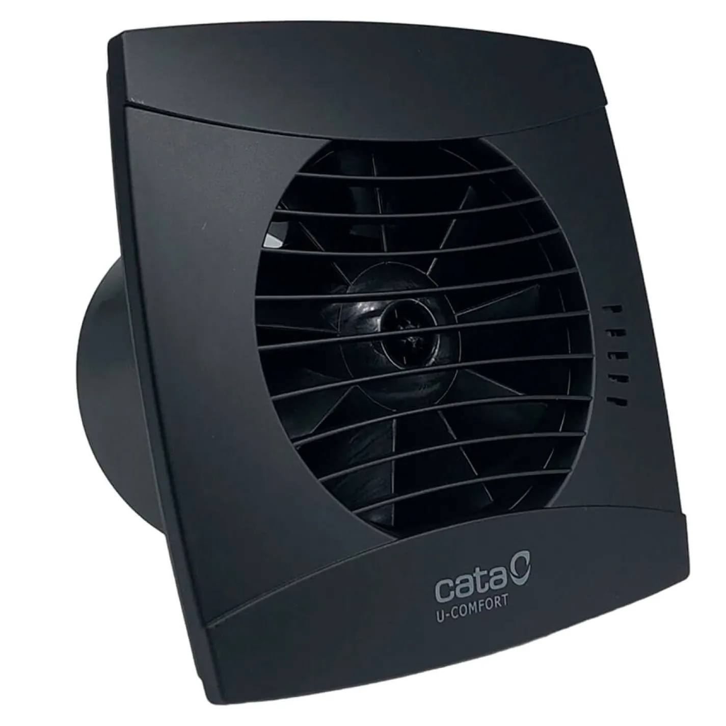 Витяжний вентилятор Cata UC-12 Hygro Black з гігростатом - Фото 1