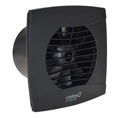 Витяжний вентилятор Cata UC-10 Hygro чорний