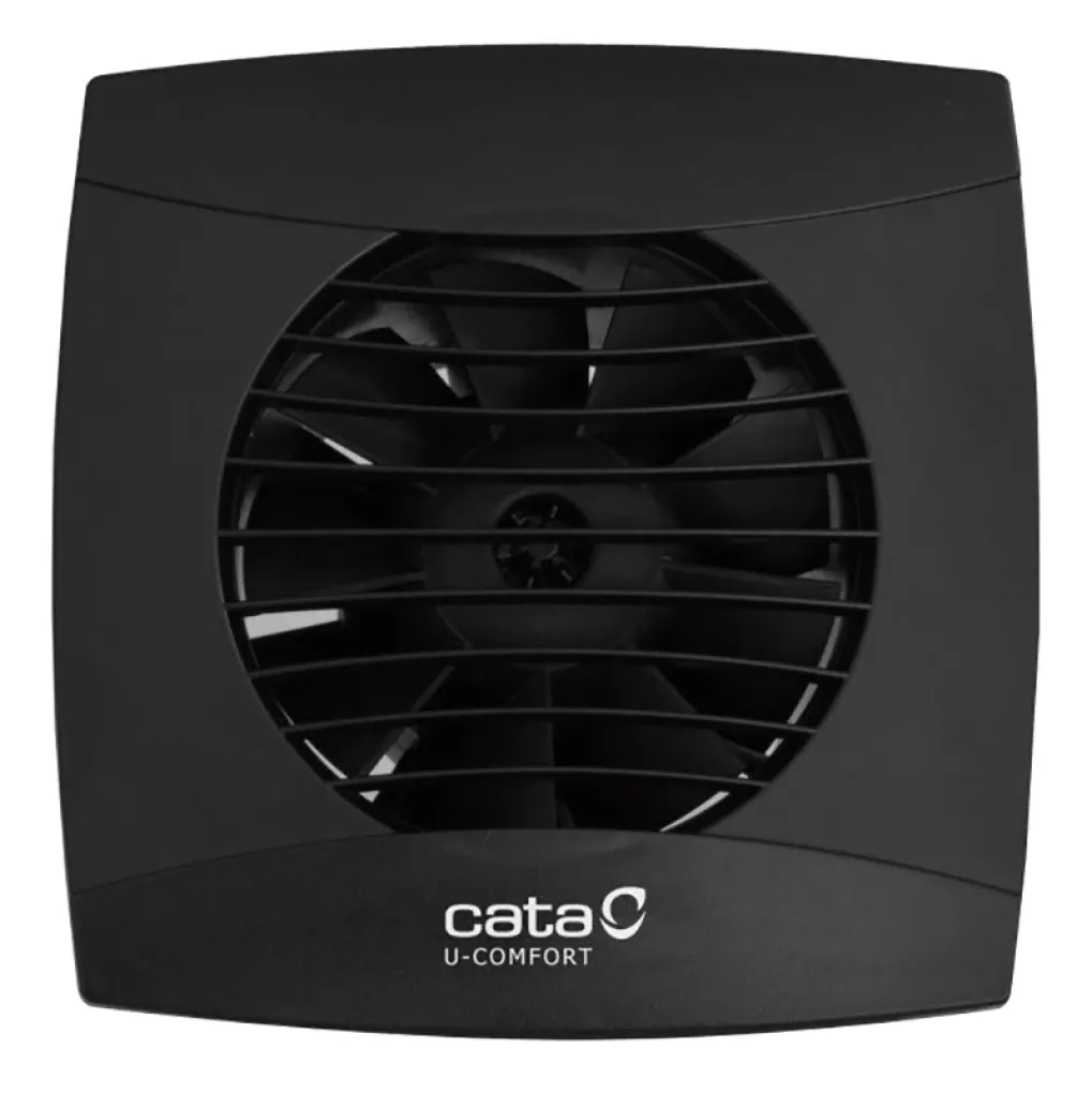 Вытяжной вентилятор Cata UC-10 Hygro черный- Фото 2