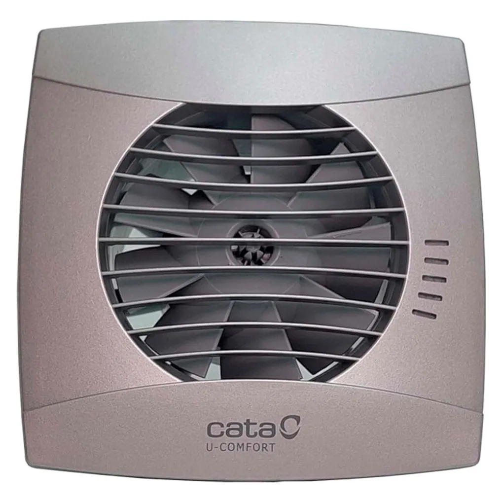 Вытяжной вентилятор Cata UC-12 Hygro Silver с гигростатом- Фото 1