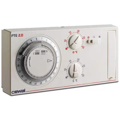 Програмований хронотермостат CEWAL PTE 2.0 6 ÷ 30 ° C 2-режими температури (91941200)