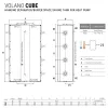 Навісний плаский теплоакумулятор Cordivari Volano Cube GBL 80 л- Фото 4