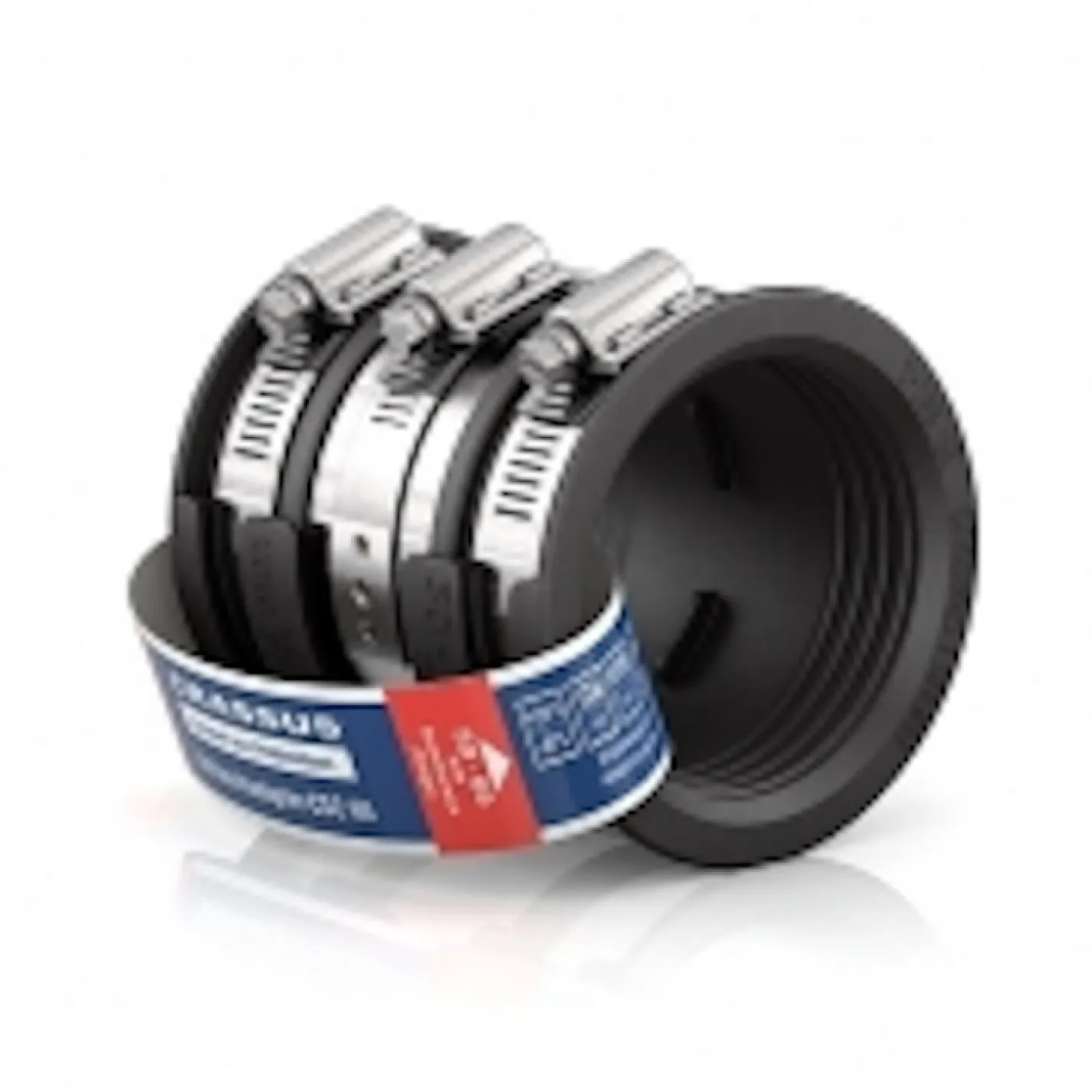З'єднувач CRASSUS Standart Type 2B CSC 225 (200-225мм), до 2,5 бар, EPDM / V2A (шт.) - Фото 1